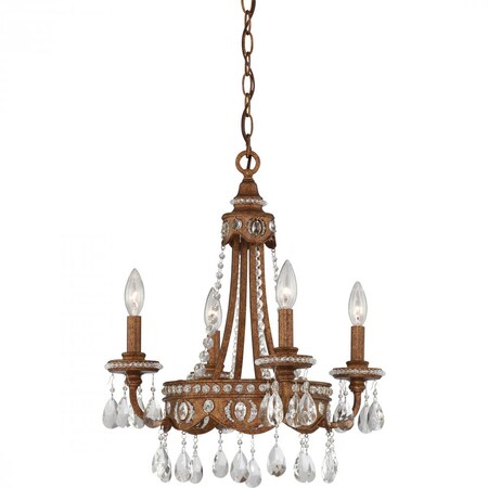 Quoizel Alston Mini Chandelier QMC404BO